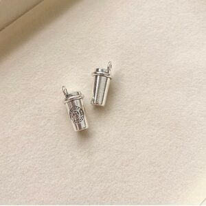 Additional Silver Coffee Cup Charm